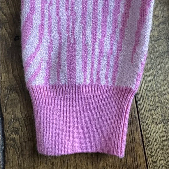 Y2K GB Girls Pink and White Swirl Sweater Dress sz 8/10 - Picture 5 of 8